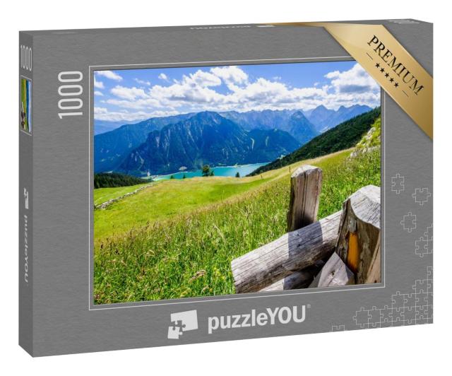 Puzzle 1000 Teile „Idyllischer Sommerblick auf den Achensee in Österreich“