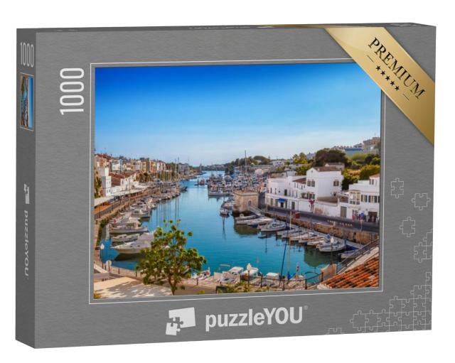 Puzzel 1000 stukjes „Oude stad van Ciutadella op Menorca, Spanje“