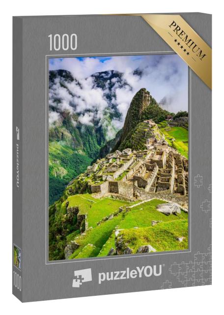 Puzzle 1000 Teile „Machu Picchu: Ruinen der Stadt des Inka-Reiches, Peru“