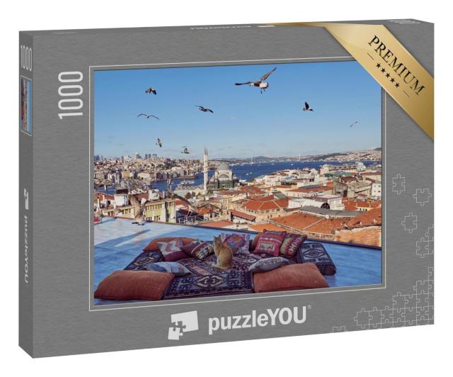 Puzzle 1000 Teile „Impression über Istanbul, Türkei“