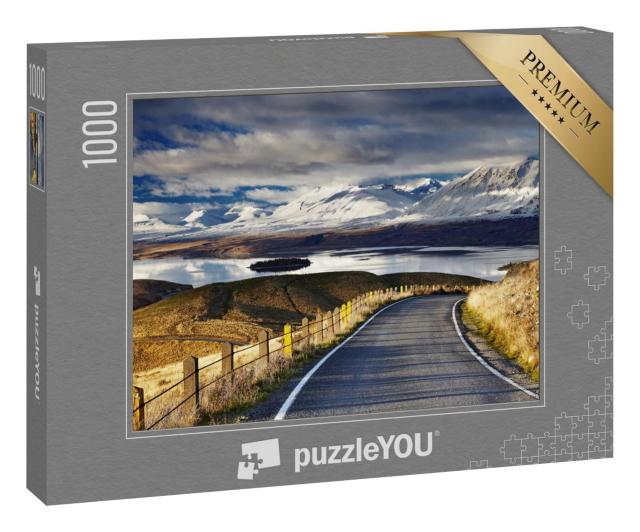 Puzzle 1000 Teile „Südliche Alpen und Lake Tekapo, Mackenzie Country, Neuseeland“