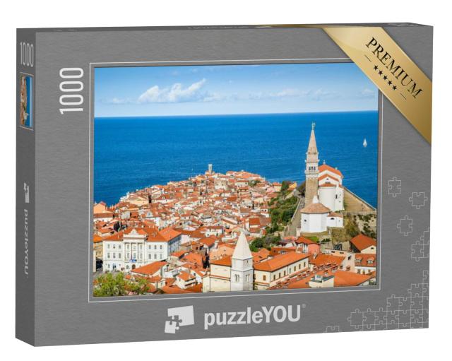 Puzzel 1000 stukjes „Historisch centrum van Piran, Slovenië“