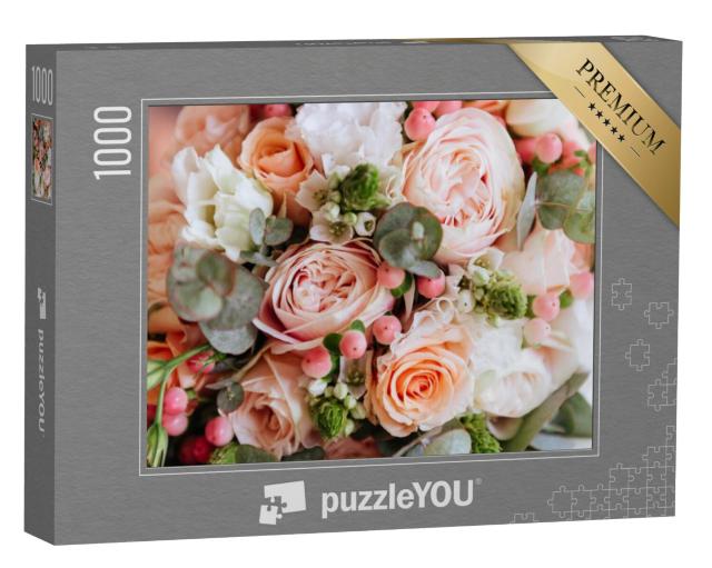 Puzzel 1000 stukjes „Bruiloft bloemen“