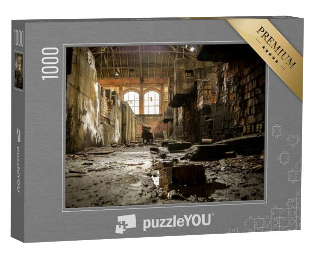 Puzzel 1000 stukjes „Oud, verlaten fabrieksgebouw“