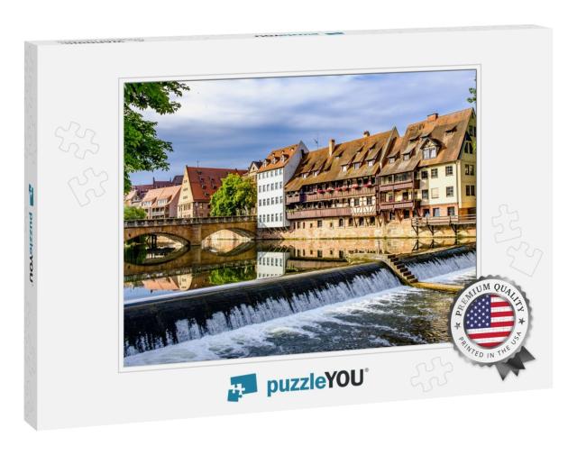 Historic Facade in the Old Town of Nuremberg - Germany... Jigsaw Puzzle