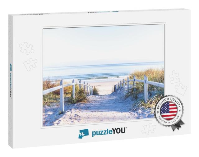 Path to the Beach At Baltic Sea... Jigsaw Puzzle