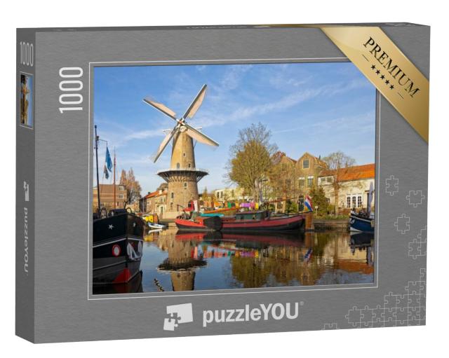 Puzzel 1000 stukjes „Gouda de stad van kaas“