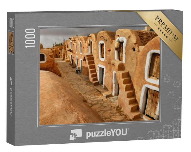 Puzzel 1000 stukjes „Tunesische graanschuur, Ksar Ouled Debbab, Tataouine, Tunesië“