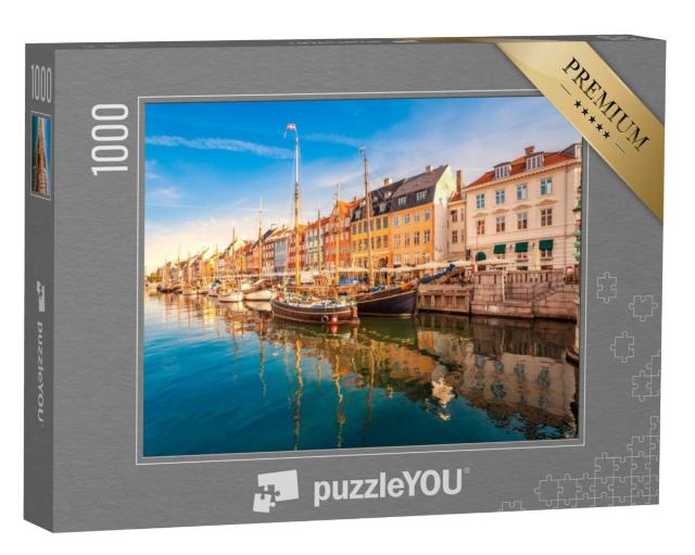 Puzzel 1000 stukjes „Nyhavn in Kopenhagen“