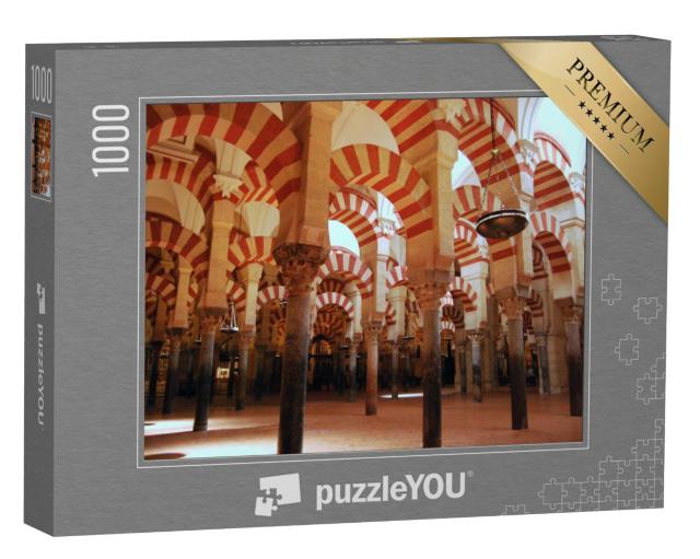 Puzzel 1000 stukjes „Gewelven in de gebedshal van de Mezquita, Córdoba, Spanje“