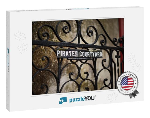 Pirates Courtyard, Charleston South Carolina... Jigsaw Puzzle