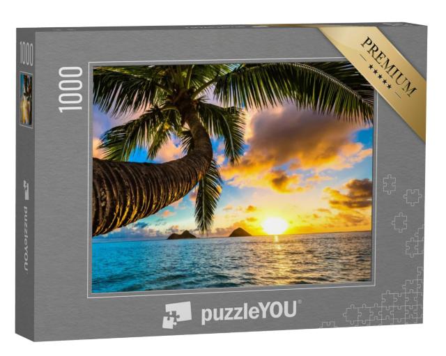 Puzzel 1000 stukjes „Zonsopgang boven Hawaï“