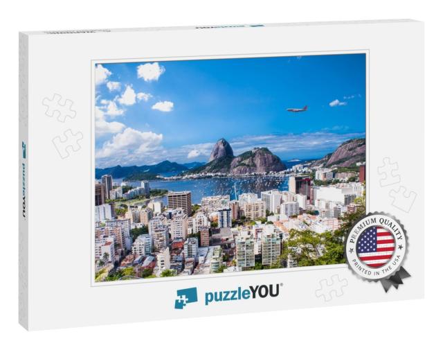 Panoramic View of Rio De Janeiro & Sugar Loaf, Brazil... Jigsaw Puzzle