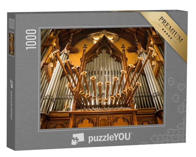 Puzzel 1000 stukjes „Orgel in een kerk“