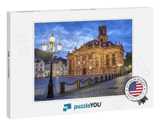 Ludwigskirche - a Protestant Baroque Style Church in Saar... Jigsaw Puzzle