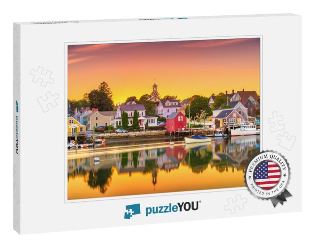 Portsmouth, New Hampshire, USA Townscape At Dusk... Jigsaw Puzzle