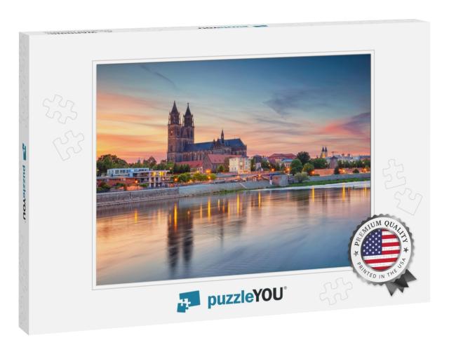 Magdeburg, Germany. Cityscape Image of Magdeburg, Germany... Jigsaw Puzzle