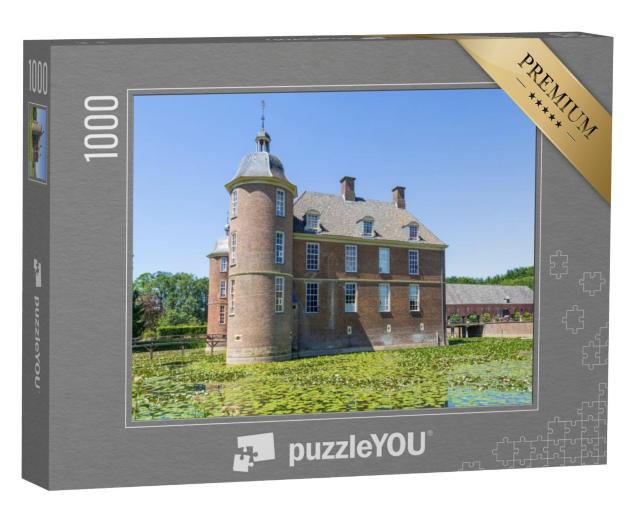 Puzzel 1000 stukjes „Kasteel Slangenburg, omgeven door een slotgracht in de Achterhoek bij Doetinchem“