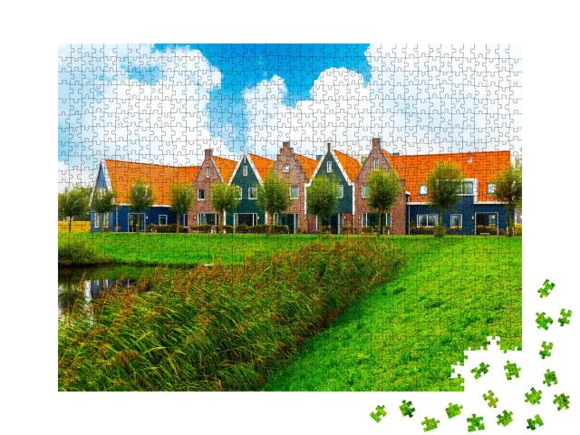 Puzzle 1000 Teile „Volendam in Nord-Holland, Niederlande“
