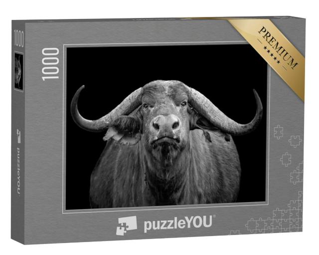 Puzzel 1000 stukjes „Afrikaanse buffels, Tsavo East National Park“