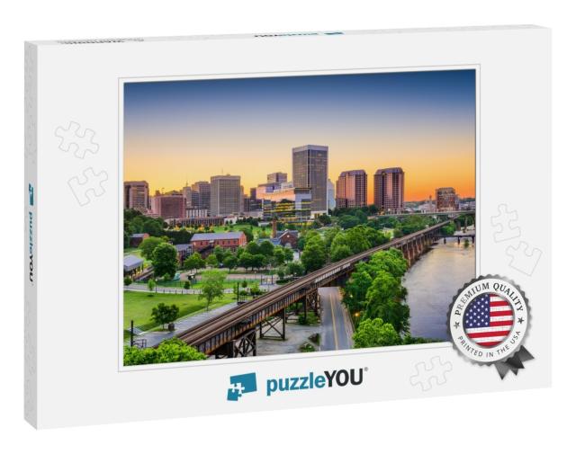 Richmond, Virginia, USA Downtown Skyline... Jigsaw Puzzle