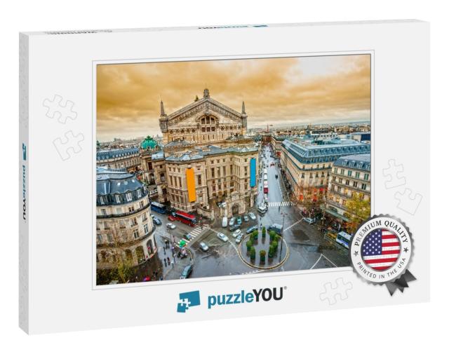 View of Opera Garnier, Paris, France... Jigsaw Puzzle
