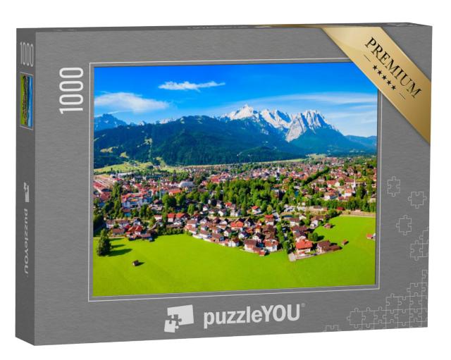 Puzzel 1000 stukjes „Garmisch-Partenkirchen en Zugspitze“