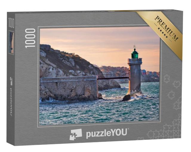 Puzzel 1000 stukjes „Vuurtoren van Marseille, Frankrijk“