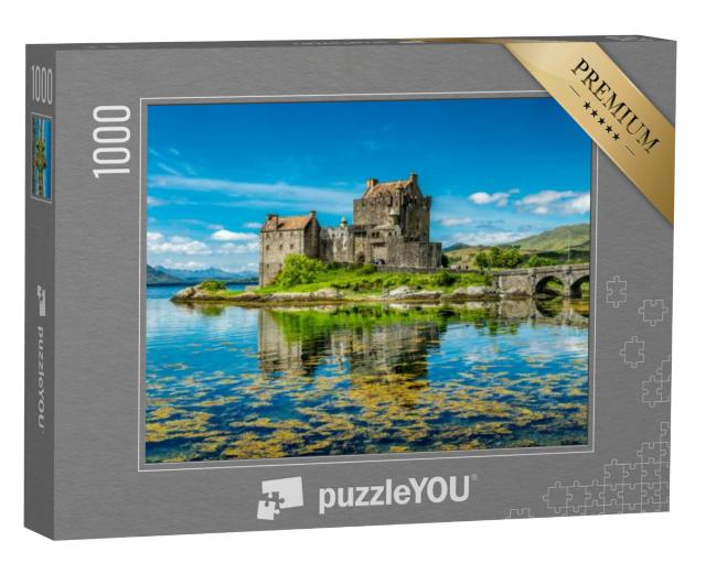 Puzzel 1000 stukjes „Zomerkasteel bij Dornie, Schotland“