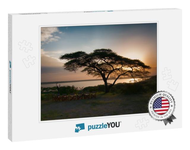 Tourist Using the Outhouse in the Bush, Serengeti, Tanzan... Jigsaw Puzzle
