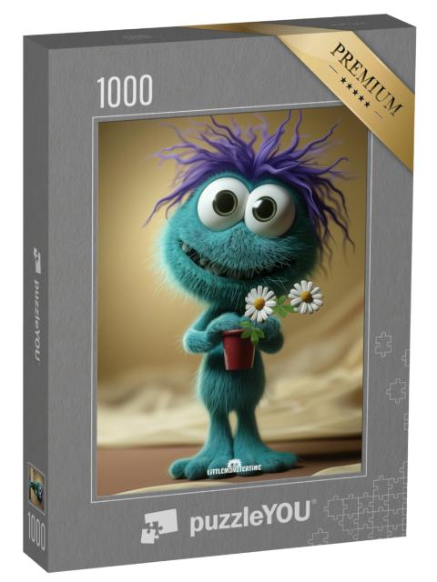 Puzzel 1000 stukjes „LITTLEMONSTERTIME: Bloom“