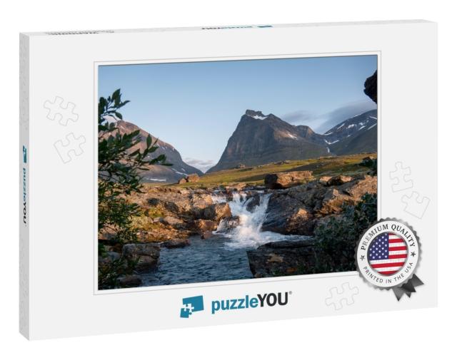 Tuolpagorni, One of the Most Iconic Mountains in Sweden &... Jigsaw Puzzle