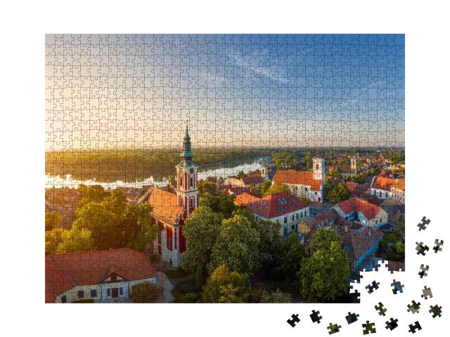 Puzzle 1000 Teile „Stadt Szentendre an der Donau“