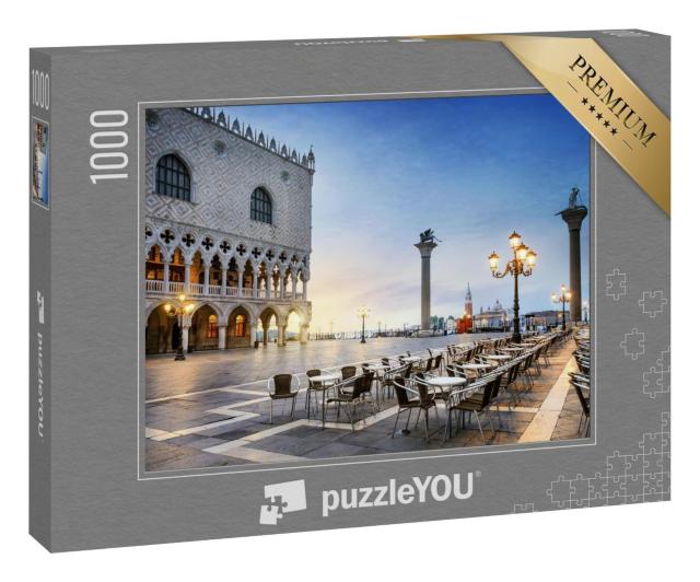 Puzzle 1000 Teile „Markusplatz in Venedig“