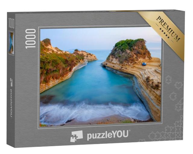 Puzzel 1000 stukjes „Canal d'Amour strand, Corfu, Griekenland“