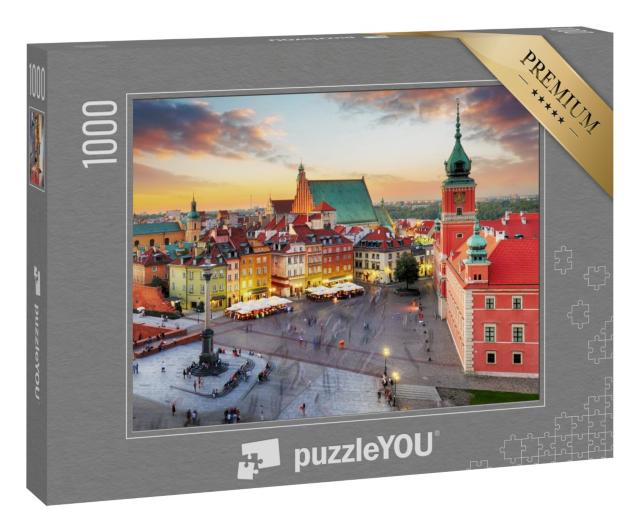 Puzzle 1000 Teile „Altstadt von Warschau, Polen“