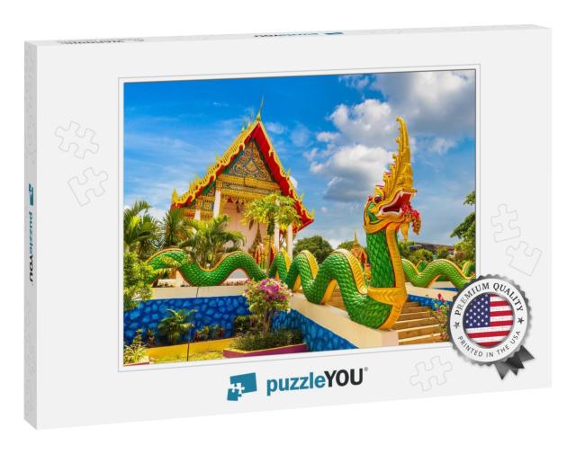 Karon Temple At Phuket in Thailand in a Summer Day... Jigsaw Puzzle