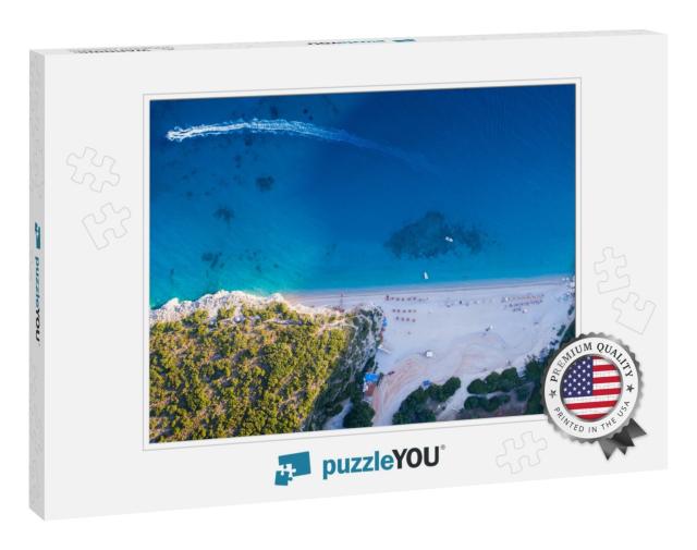 Gjipe Beach, South Albania. a Picture Taken Two Years Ago... Jigsaw Puzzle