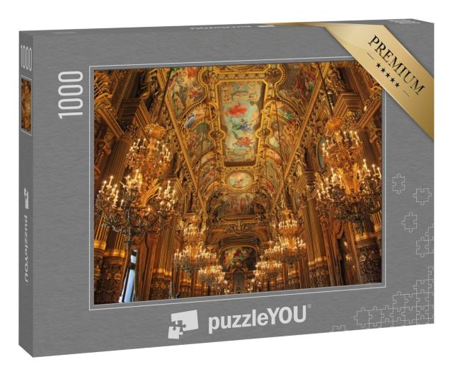 Puzzle 1000 Teile „Prächtig: Opera Garnier in Paris“