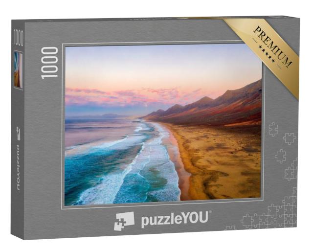 Puzzel 1000 stukjes „Het strand van Cofete op de zuidpunt van Fuerteventura“