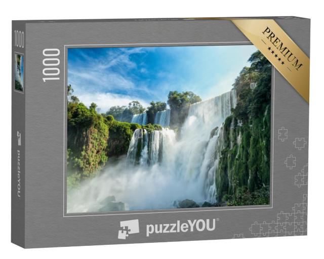 Puzzel 1000 stukjes „Adembenemende Iguazu watervallen in Argentinië“