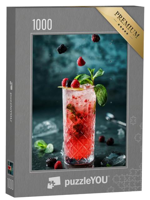 Puzzel 1000 stukjes „Vers bereid: Een zomerse bessencocktail“