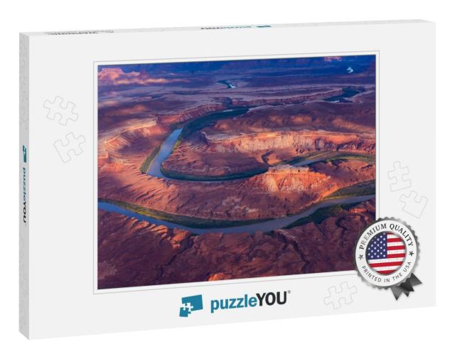Green River in Canyonlands National Park of Utah State in... Jigsaw Puzzle