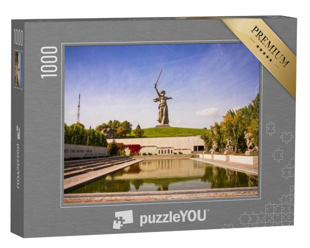 Puzzel 1000 stukjes „Het vaderland roept: Monument bij Volgograd“