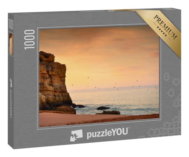 Puzzle 1000 Teile „Wunderschöner Sonnenaufgang an der Algarve, Portugal“