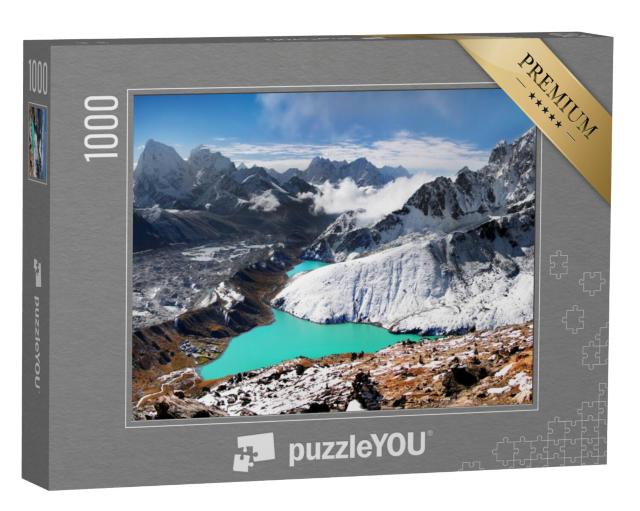 Puzzel 1000 stukjes „Gletsjermeer in de Himalaya, Nepal“