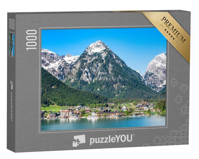 Puzzel 1000 stukjes „Bergpanorama boven Pertisau am Achensee, Oostenrijk“