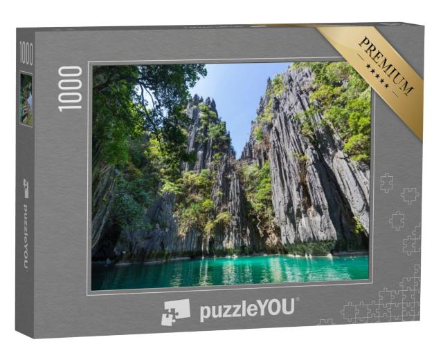 Puzzel 1000 stukjes „Pittoreske baai van Palawan, Filippijnen“