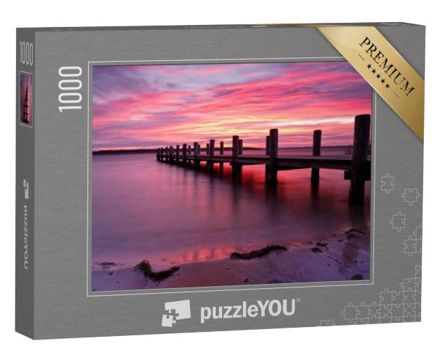 Puzzel 1000 stukjes „Aanleggen in het ochtendlicht“