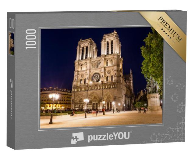 Puzzel 1000 stukjes „Kathedraal Notre Dame in Parijs, Frankrijk“